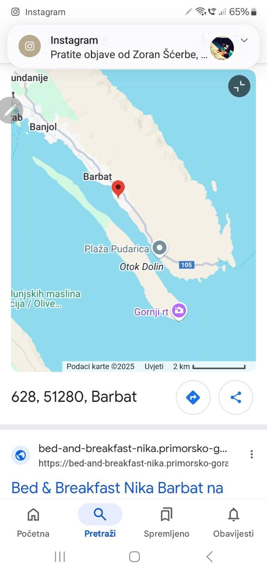 Bed And Breakfast Nika Barbat na Rabu Exterior photo